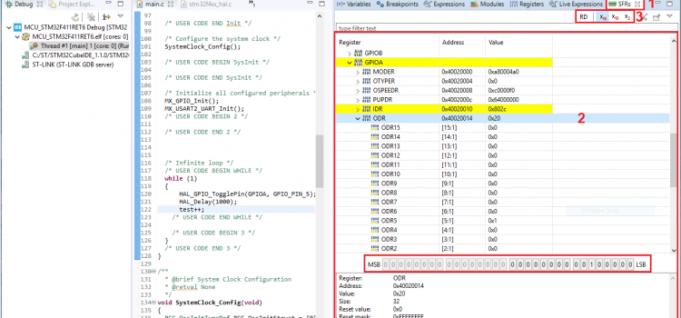 Download and Debug code sử dụng STM32CubeIDE Download and Debug code sử dụng STM32CubeIDE