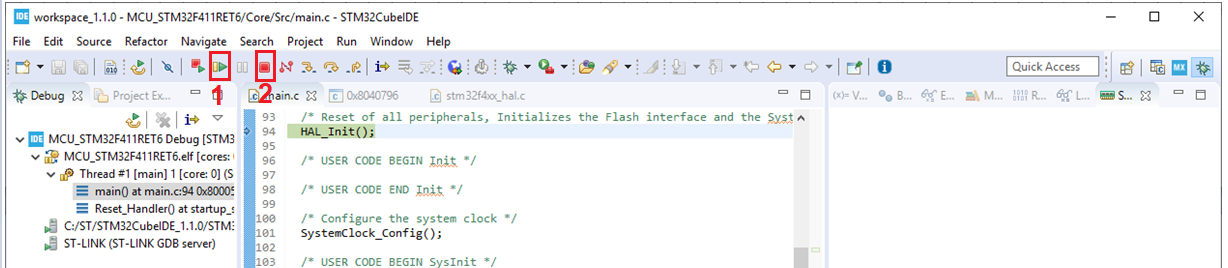 Cubaide Debugging Download and Debug code sử dụng STM32CubeIDE - TAPIT