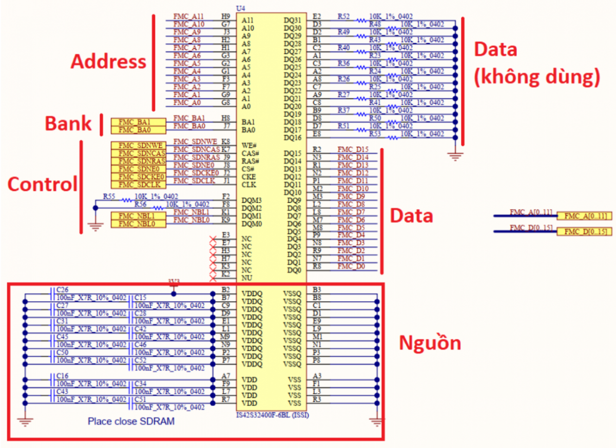 Giao Tiếp Mở Rộng Bộ Nhớ SDRAM Vi điều Khiển STM32 Với IC IS42S32400F ...